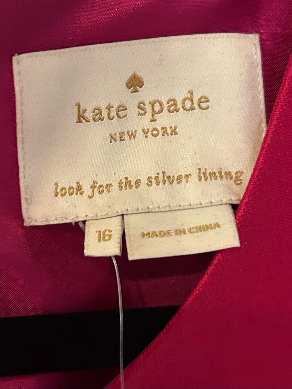 NWT kate spade Hot Pink Sleeveless Fit-and-Flare Dress - Picture 7 of 12